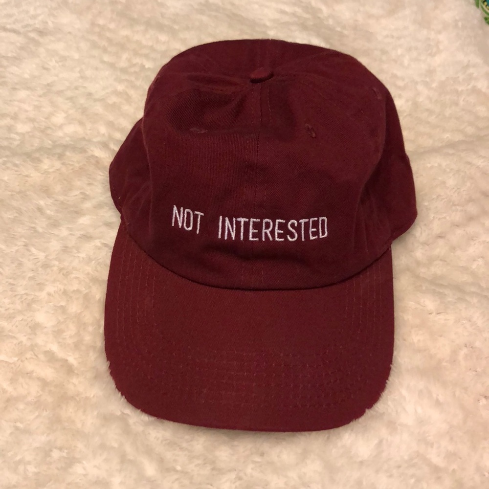 Not interested hat
